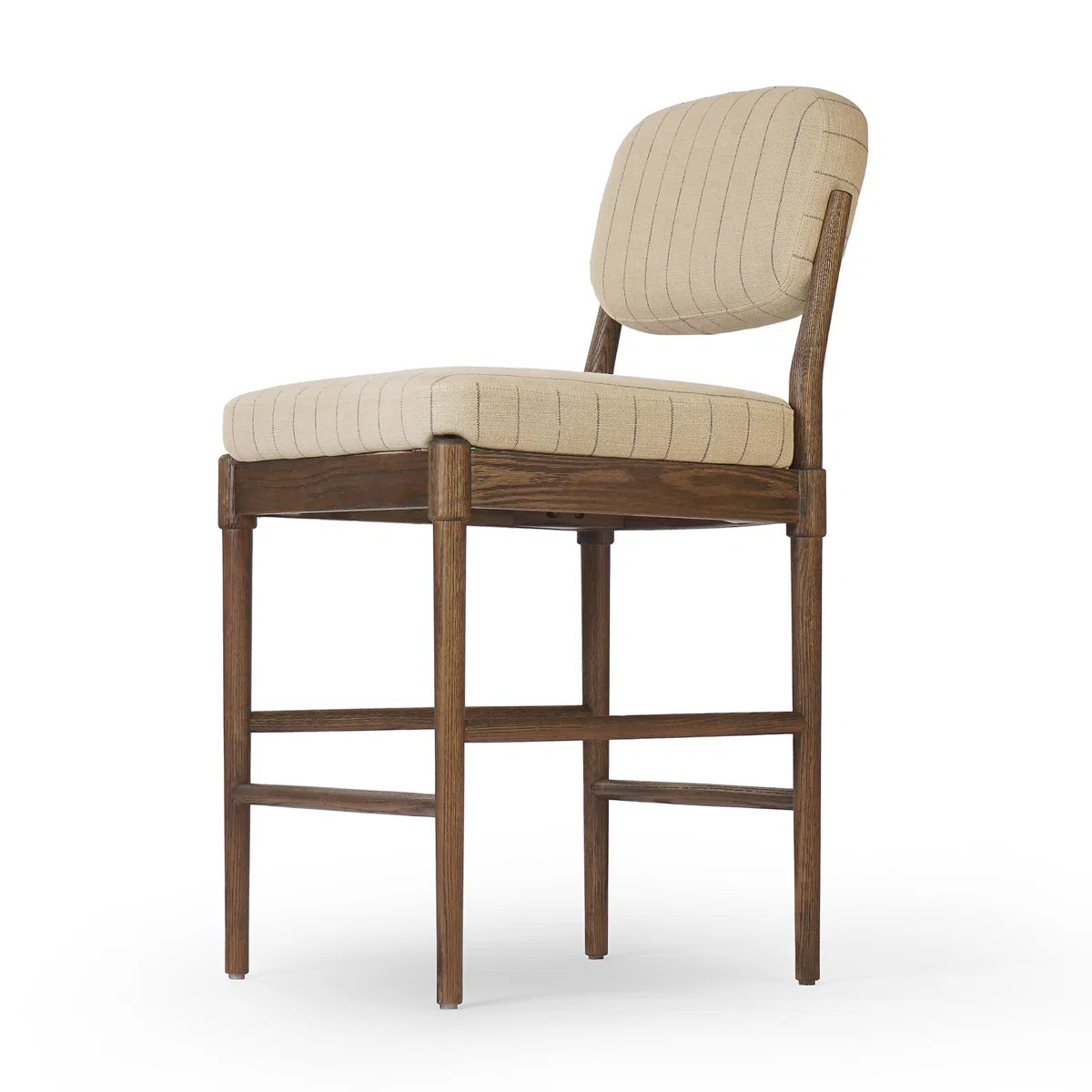 Ilvars Upholstered Counter Stool with Solid Wood Frame | Wayfair North America
