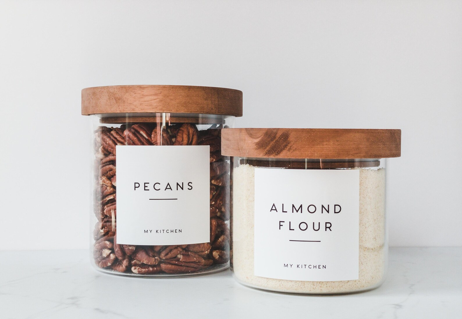 Modern Pantry Labels for Kitchen Organization • Water resistant • Custom Labels • Personali... | Etsy (US)