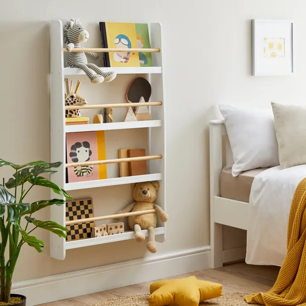 Kids Amber Wall Mounted Book Shelf | Dunelm