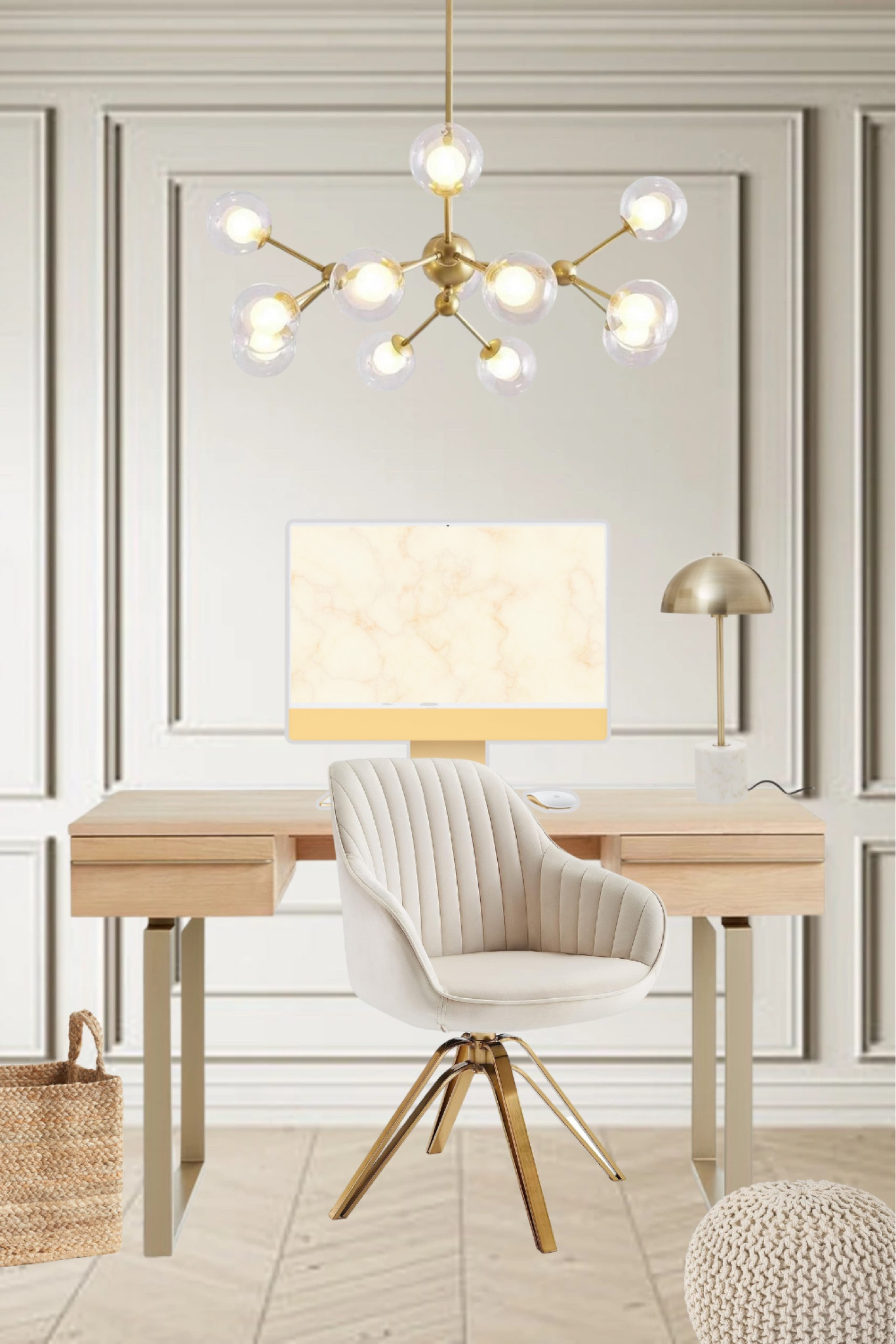 The ultimate gold home office aesthetic and decor! #homeoffice #goldhomedecor #goldinterior #homeofficeuk

#LTKhome #LTKunder100 #LTKFind