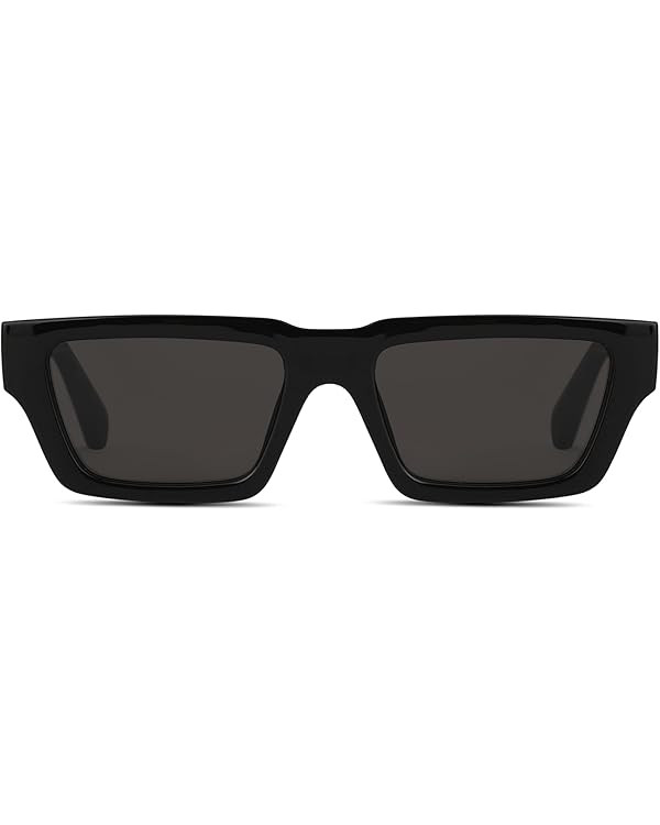 TruFabV Small 90s Retro Rectangle Sunglasses for Women Men Vintage Fashion Square Sun Glasses | Amazon (US)