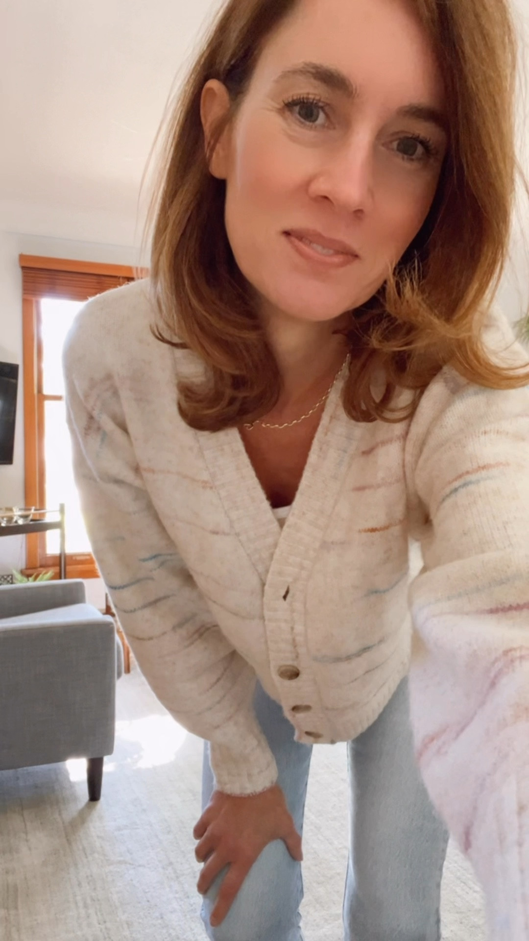 Late winter spring cardigan sweater outfit for woman. My daily style favorites. #over40style #springsweaters 

#LTKootd #LTKOver40