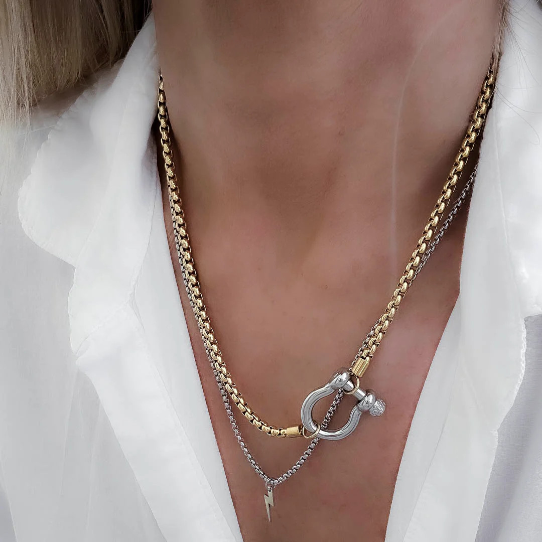 GWEN NECKLACE MIX GOLD | HENRIGIRL