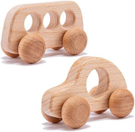 Organic Wooden Baby Push Toys Fine Motor Development Sensory Skills Toy Montessori Grasping Teeth... | Amazon (CA)