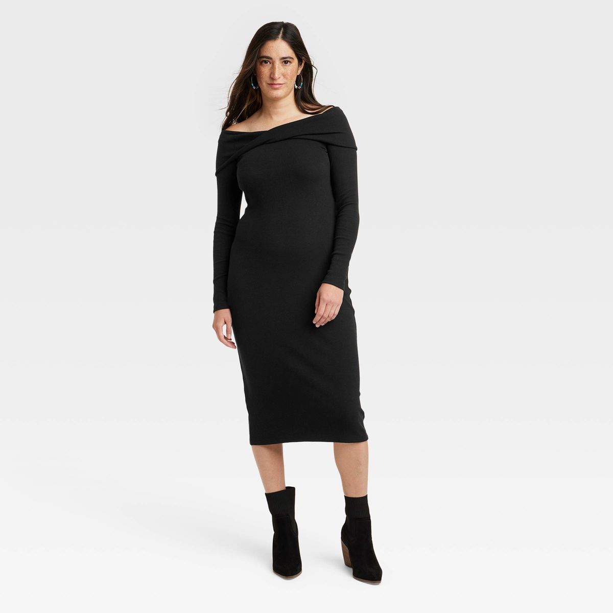 Women's Long Sleeve Midi Bodycon Dress - Universal Thread™ | Target