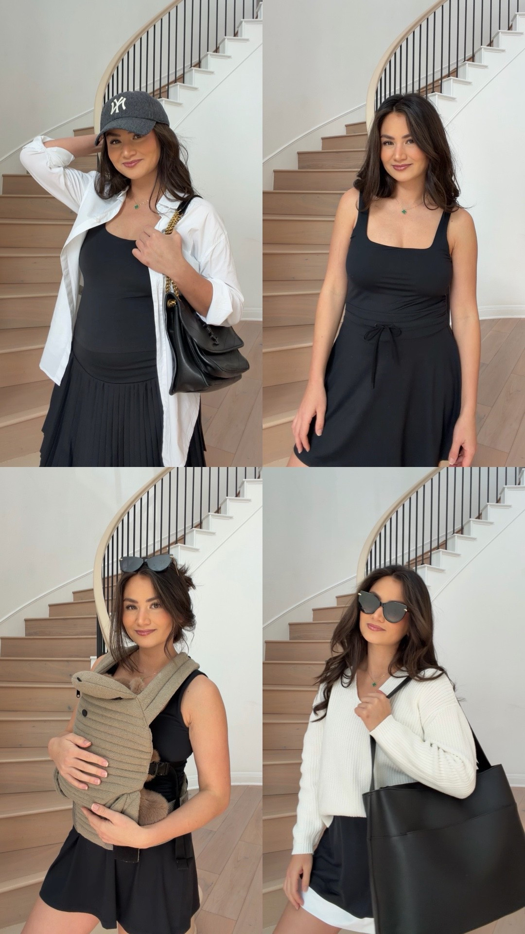 Athletic one pieces I’m packing for spring break love these black skirt onesies from target and paired with a Quince white button up. It’s so cute and I’m linking my favorite diaper bag and baby carrier from Bumpsuit 

#LTKmomlife #LTKgrwm #LTKootd