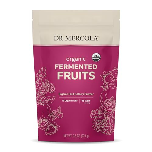 Dr. Mercola, Organic Fermented Fruits, 9.5 oz (270 g), 90 Servings, Certified Organic, Non GMO, S... | Amazon (US)