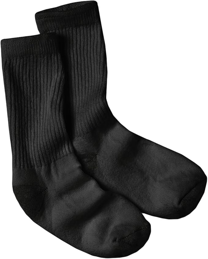 Hanes womens Value, Crew Soft Moisture-wicking Socks, Available in 10 and 14-packs | Amazon (US)