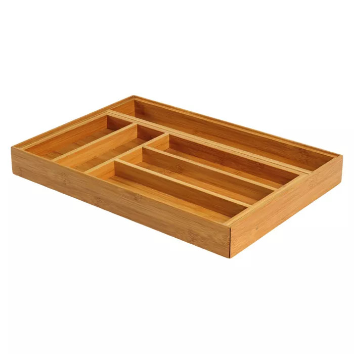 Bamboo Expandable Flatware Drawer Organizer - Threshold™ | Target