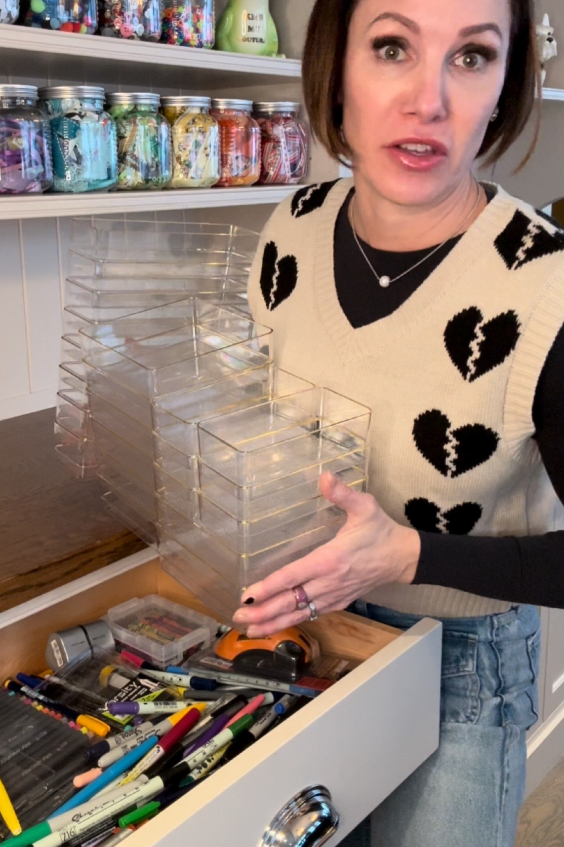 Love everything about these containers!  Clear, trimmed in gold plus they stack!  Use code SMALL25 to save an additional 25% - some exclusions apply❤️

#LTKhome #LTKfamily #LTKsalealert