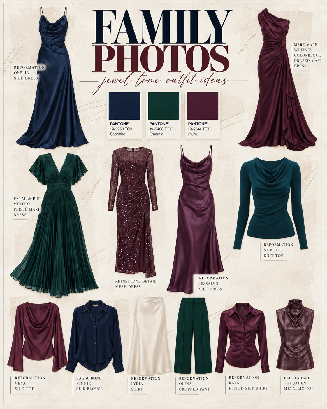 Jewel tones for family photos! 