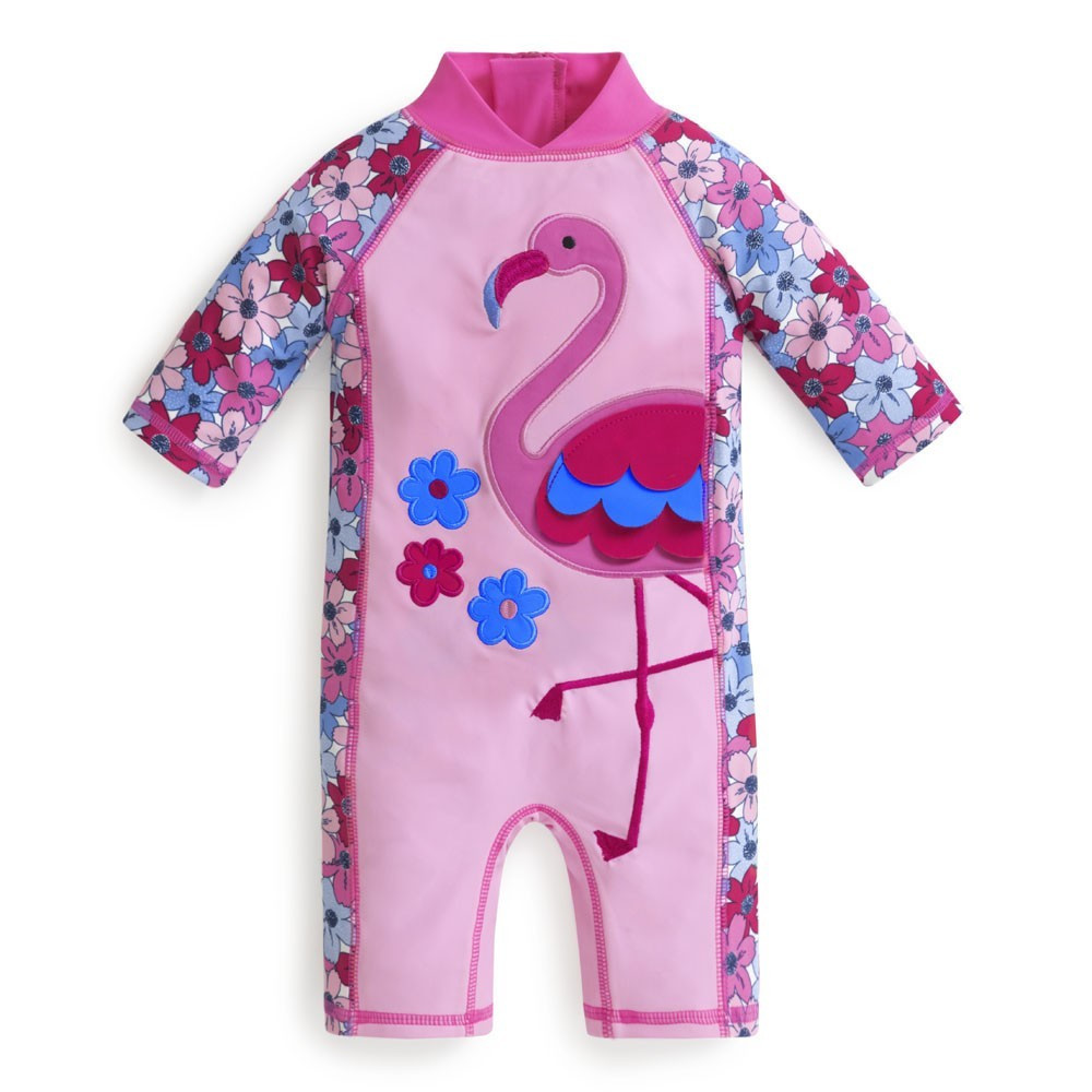 Flamingo 1-Piece Sun Protection Suit | JoJo Maman Bebe (US)