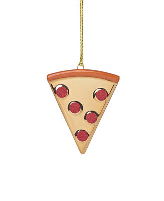 Kate Spade Be Jolly Pizza Slice Ornament | Macy's