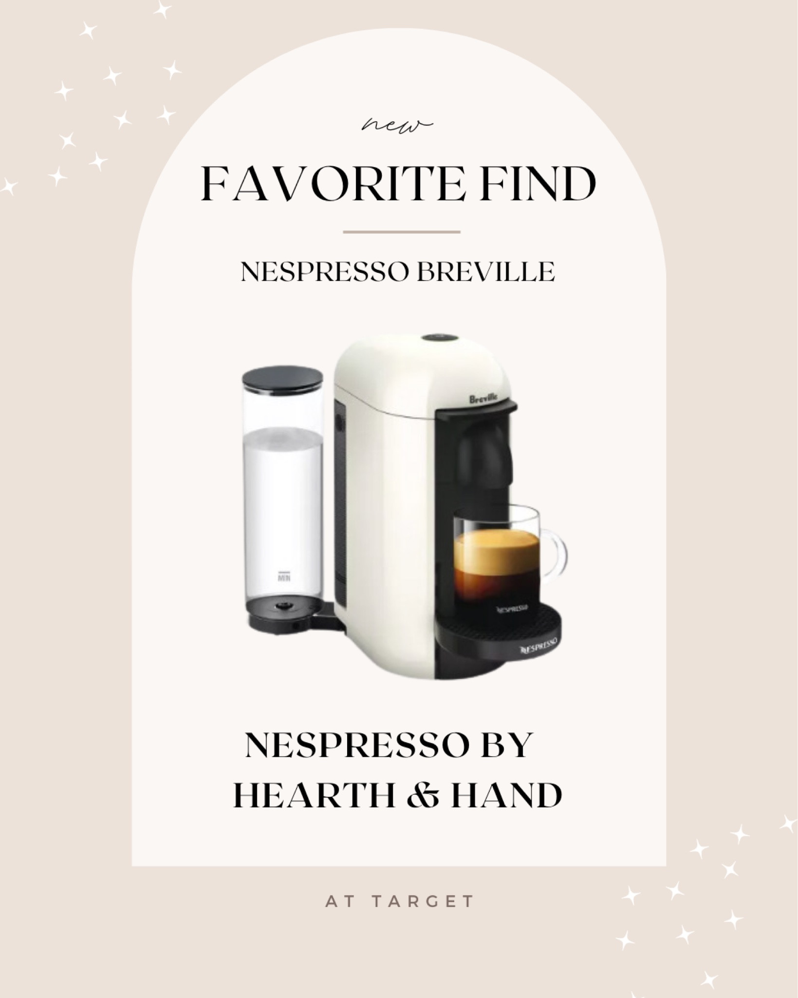 New at Target! 🎯 Nespresso Vertuo Plus Coffee Maker by Breville | by Hearth & Hand with Magnolia 

The BEST partnership ever for a Nespresso 😍

new | coffee | white | aesthetic 

#LTKhome