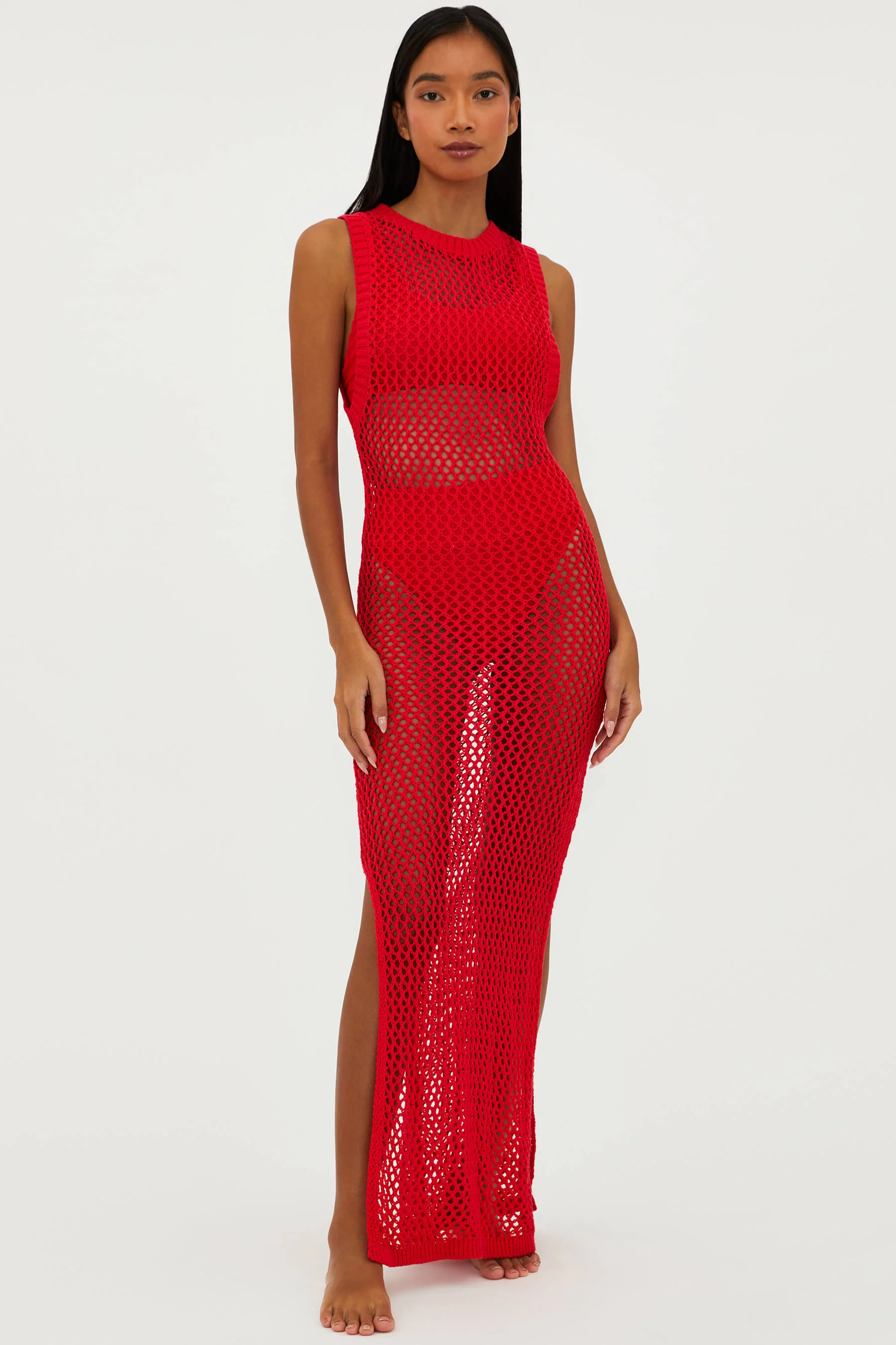 Holly Dress Red | Cover Up Dress | Beach Riot | Beach Riot