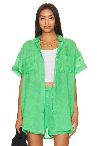 vitamin A Playa Pocket Blouse in Spearmint from Revolve.com | Revolve Clothing (Global)