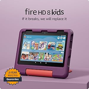 New Amazon Fire HD 8 Kids tablet, ages 3-7 | 3GB memory, bright 8" HD screen. Includes ad-free an... | Amazon (US)
