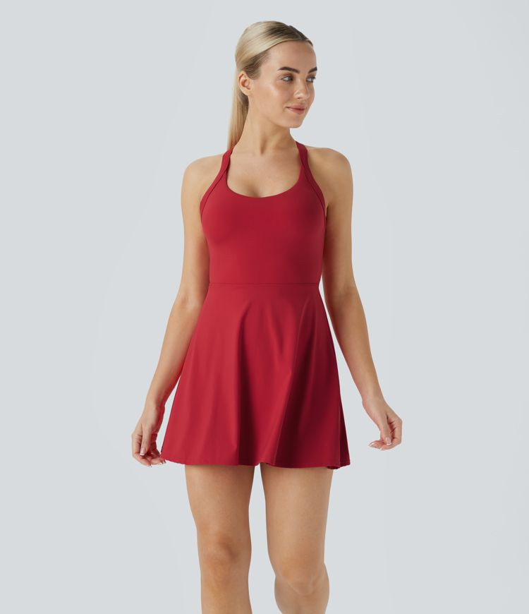 Women’s Softlyzero™ Airy Backless Twisted Cool Touch Dance Active Dress-Easy Peezy Edition - ... | HALARA