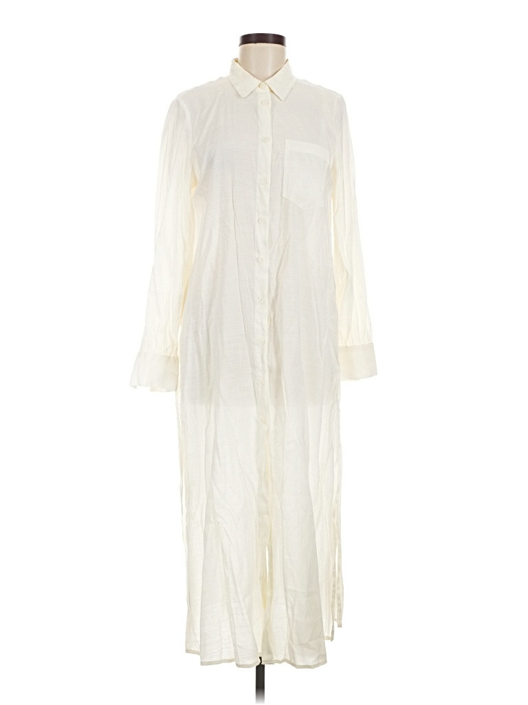 Who What Wear Ivory Casual Dress Size M - 34% off | ThredUp (US)