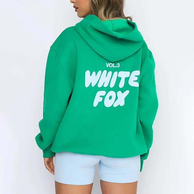 White Devil Fox Clearance Hoodies for Men Women Teen Girls Long Sleeve Letter Preppy Casual Graph... | Walmart (US)