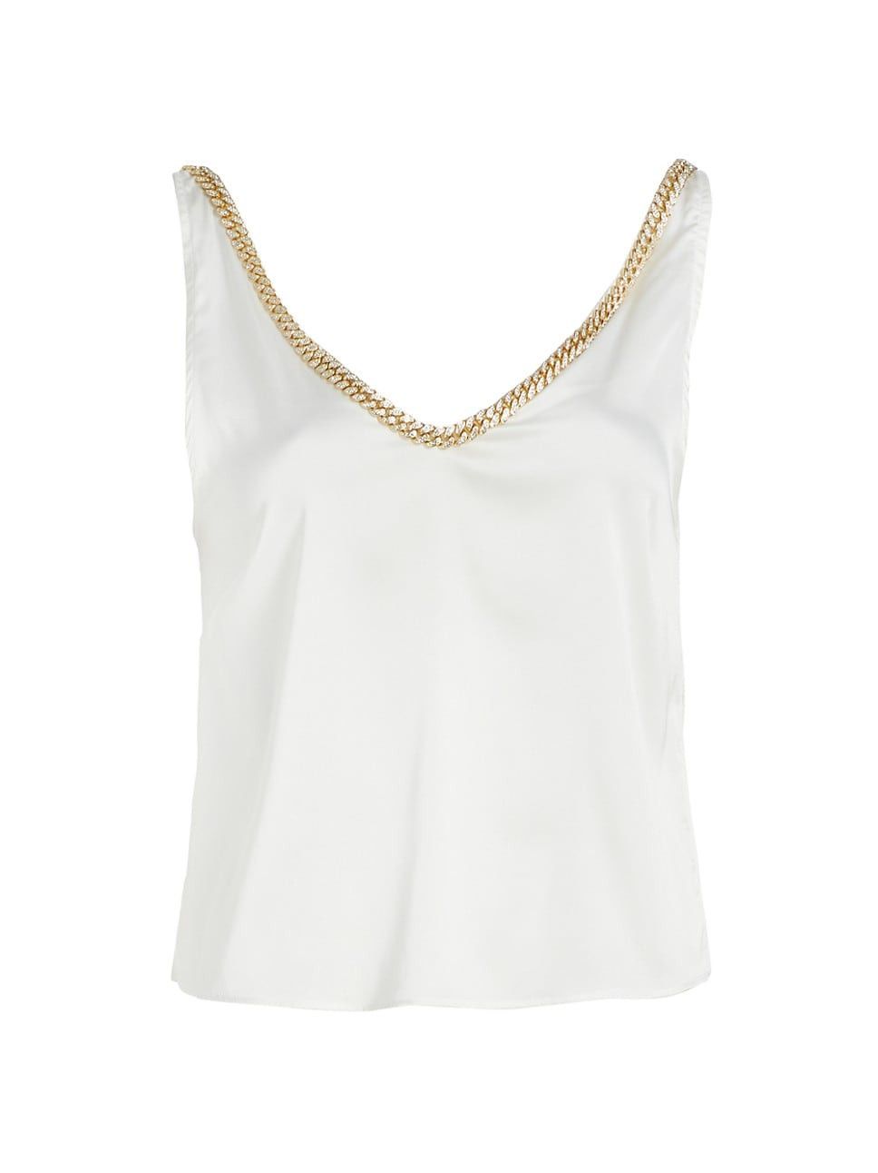 Madrid Crystal Chain Tank Top | Saks Fifth Avenue