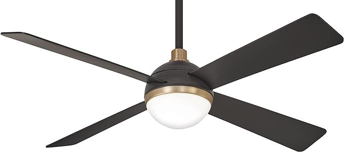 Minka-Aire F623L-BC/SBR Orb 54 Inch Ceiling Fan with Integrated 16W LED Light in Brushed Carbon /... | Amazon (US)