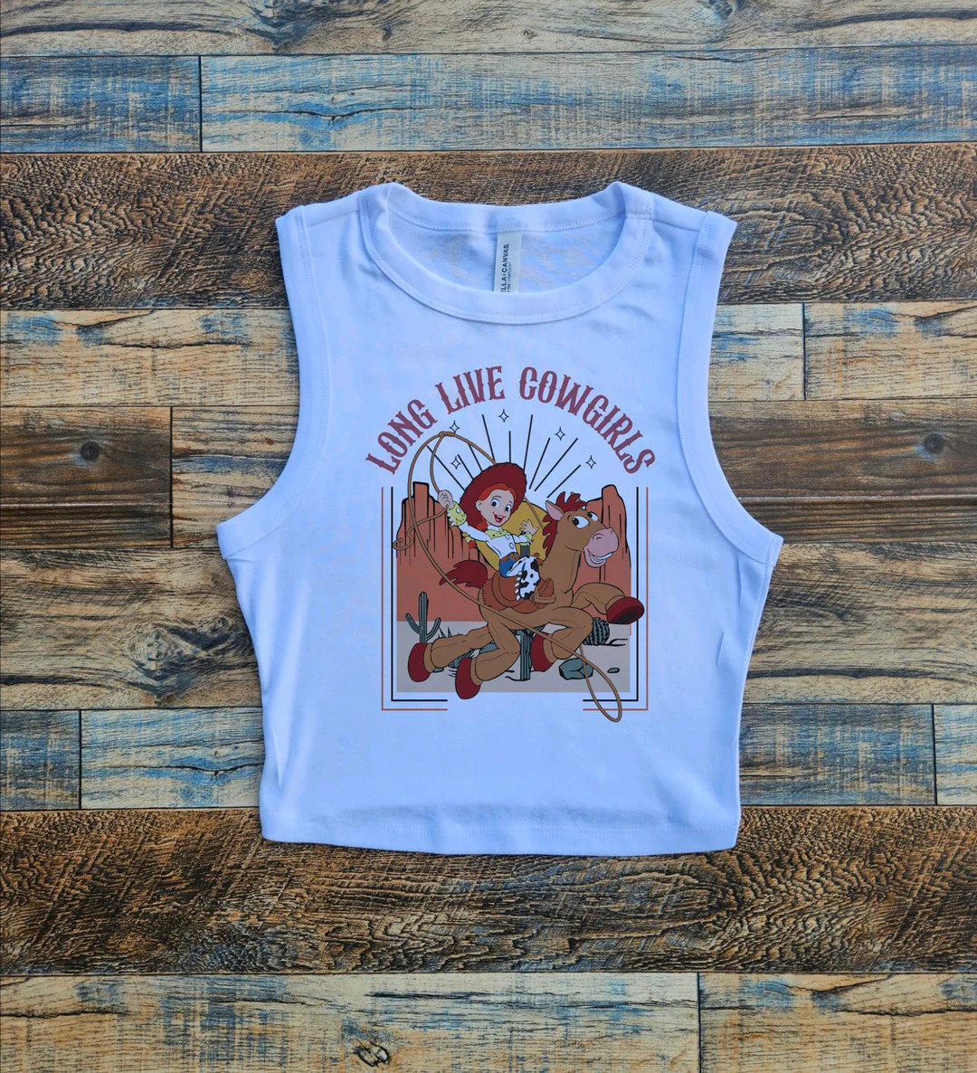 Cowgirl Toy Story Baby Tee, Cute Country Crop Tank, Buzz Lightyear Crop Top, Retro Lasso Womens, ... | Etsy (US)