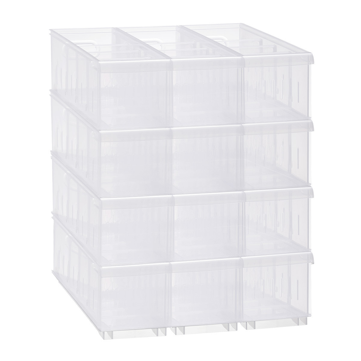 Clear Stackable Plastic Storage Bins | The Container Store