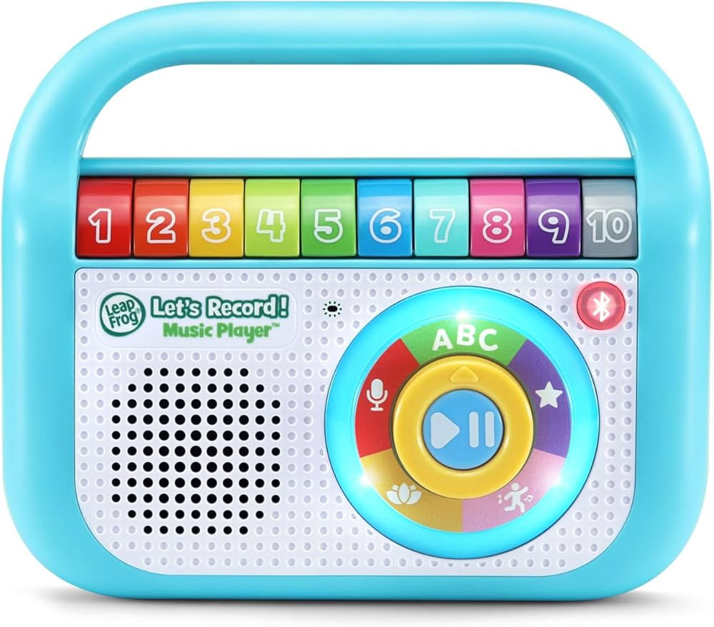 LeapFrog Let’s Record Music Player, Teal | Amazon (US)