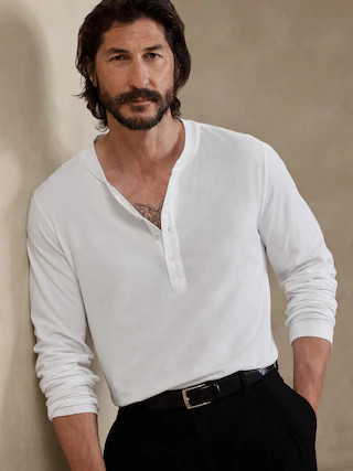 Soft Wash Henley T-Shirt | Banana Republic (US)