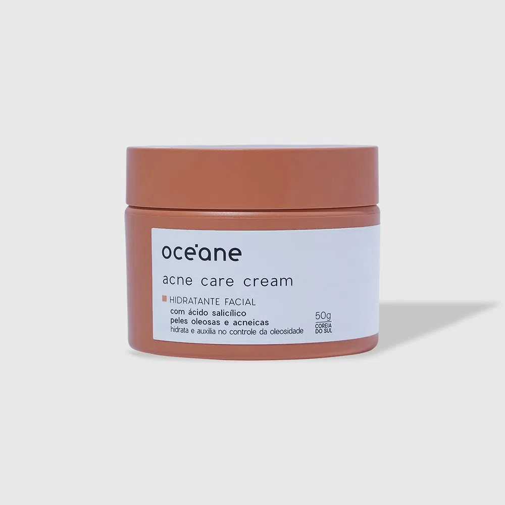 Hidratante Facial com Ácido Salicílico - Acne Care Cream 50g | Oceane (BR)