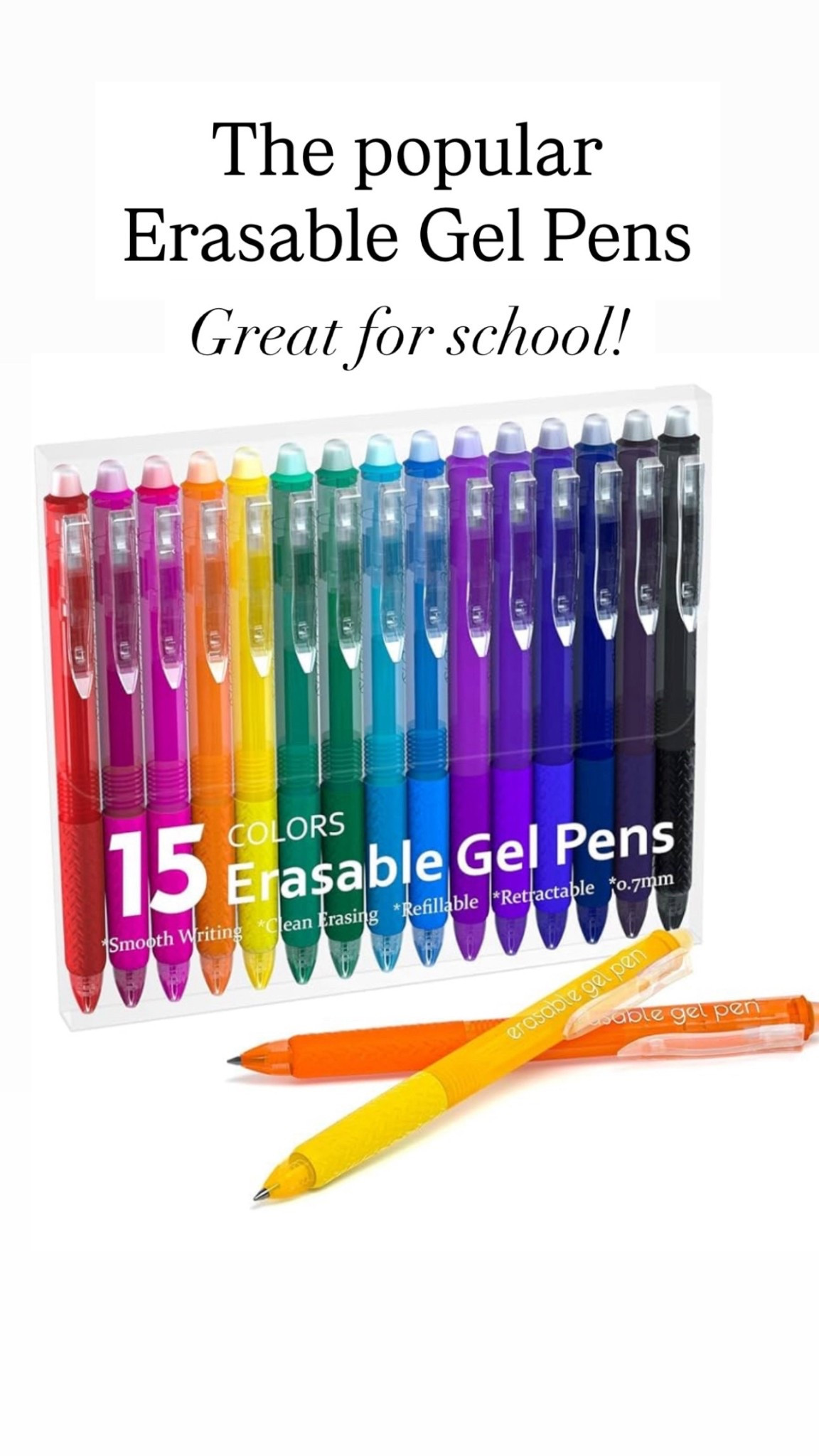 Erasable gel pens 

#LTKGiftGuide #LTKHoliday