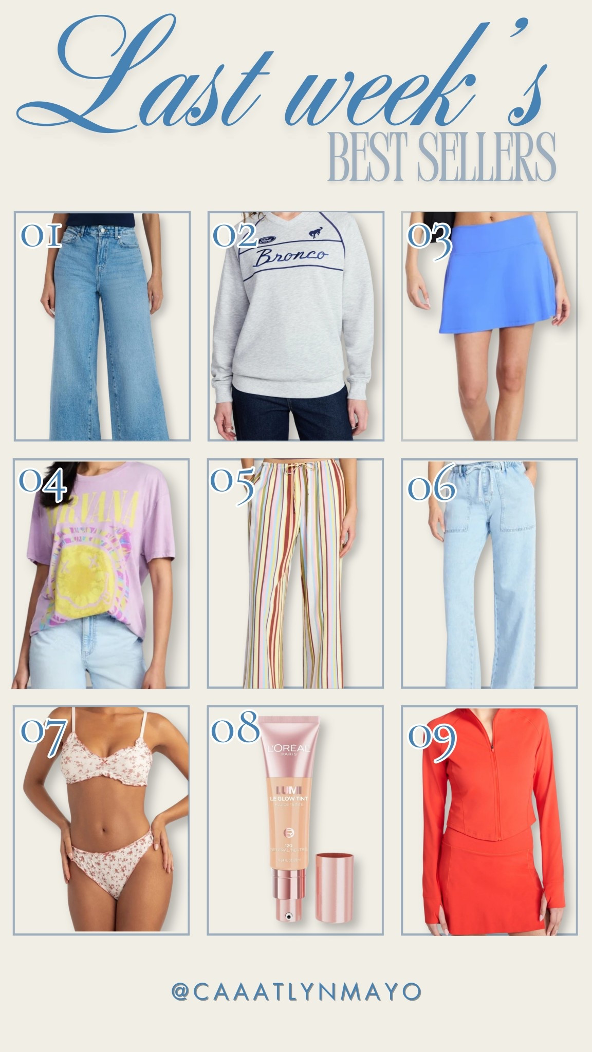 Last Week’s Best Sellers/Most Loved!

#LTKSeasonal #LTKMidsize #LTKSaleAlert