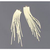 Jewelry Findings, Shiny Gold Hanging Chain Tassel, Long Tassel Pendant, Earring Findings Pendant, Co | Etsy (US)