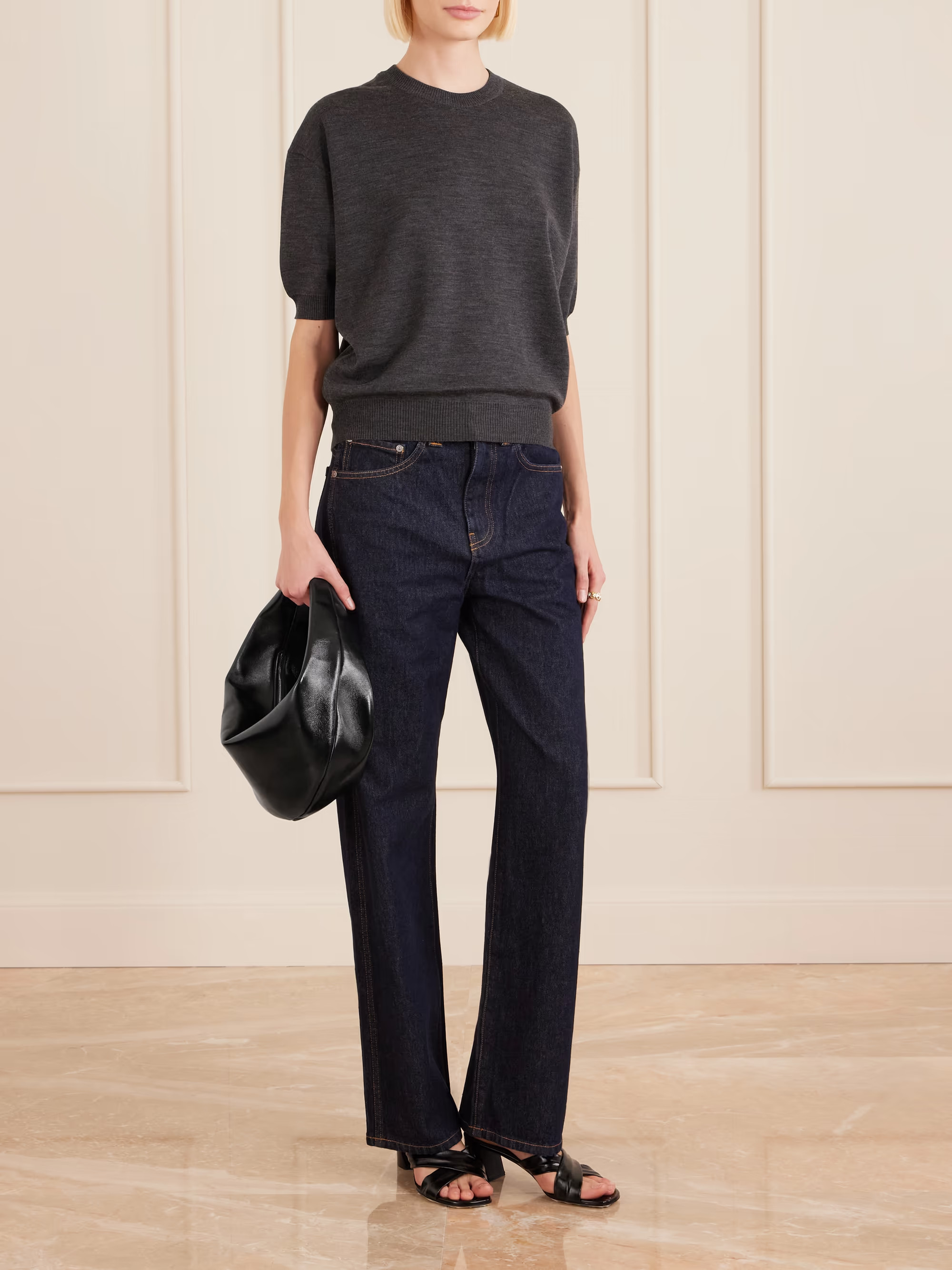 Olivia medium crinkled patent-leather tote | NET-A-PORTER (UK & EU)