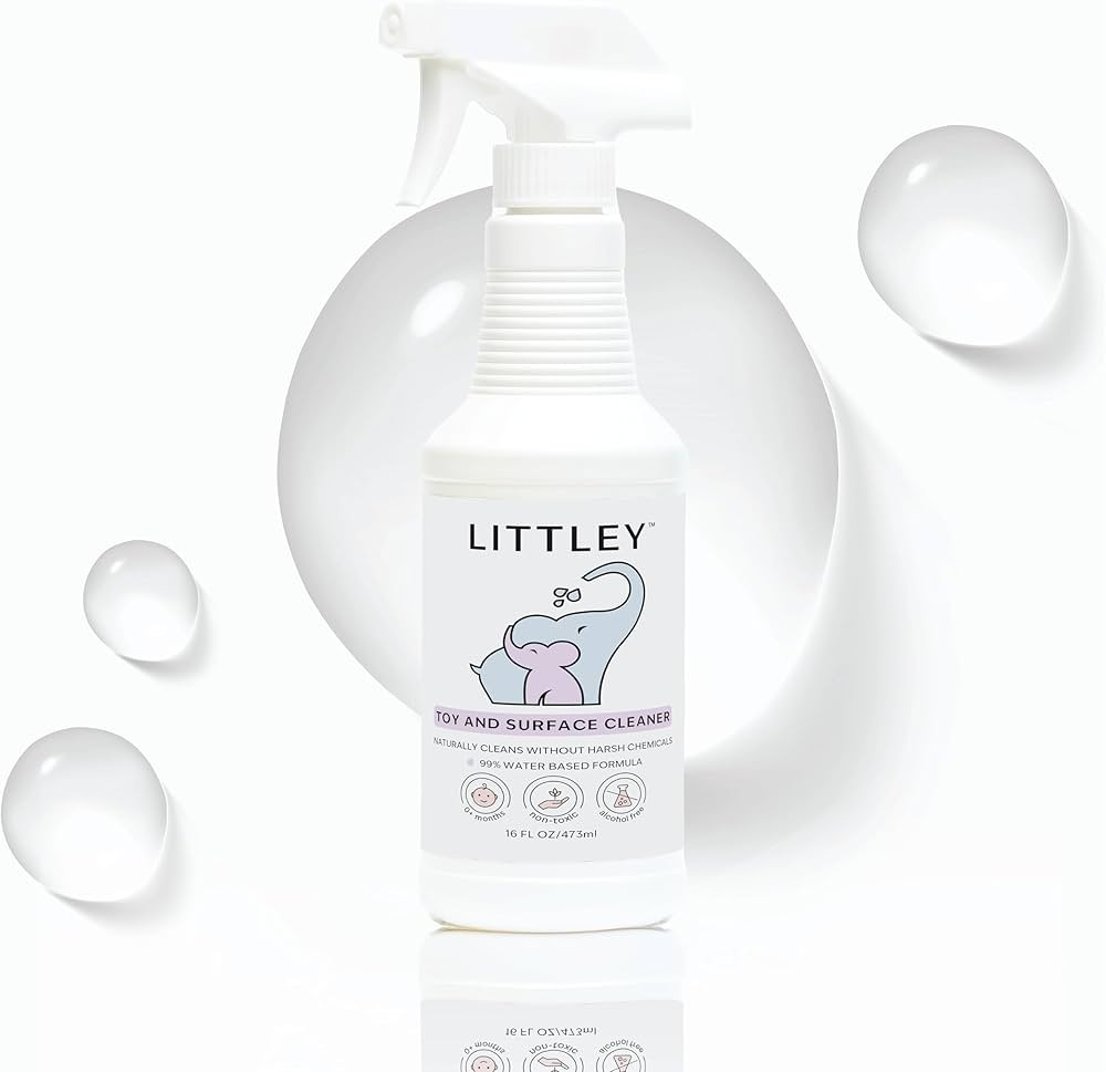 Littley Toy & Surface Cleaner with Hypochlorous Acid, Fragrance-Free, Made Without Ammonia, Bleac... | Amazon (US)