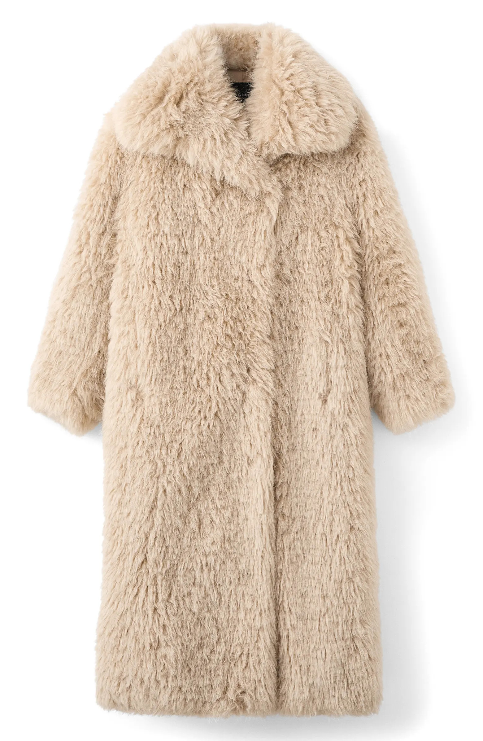 Faux Fur Longline Coat | Nordstrom