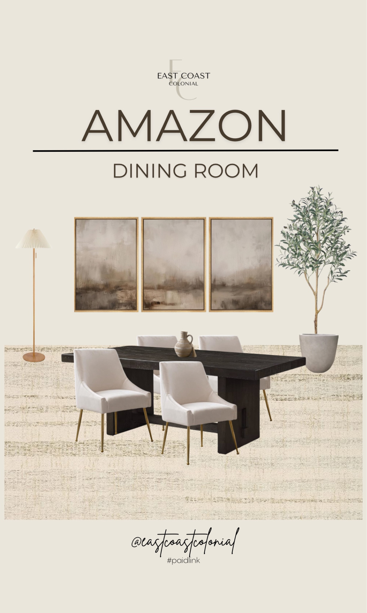 Amazon dining room design! 

Artwork, wall art, tree, floor lamp, dining chair, dining table, rug, planter, home decor 

#LTKFindsUnder100 #LTKHome #LTKSaleAlert
