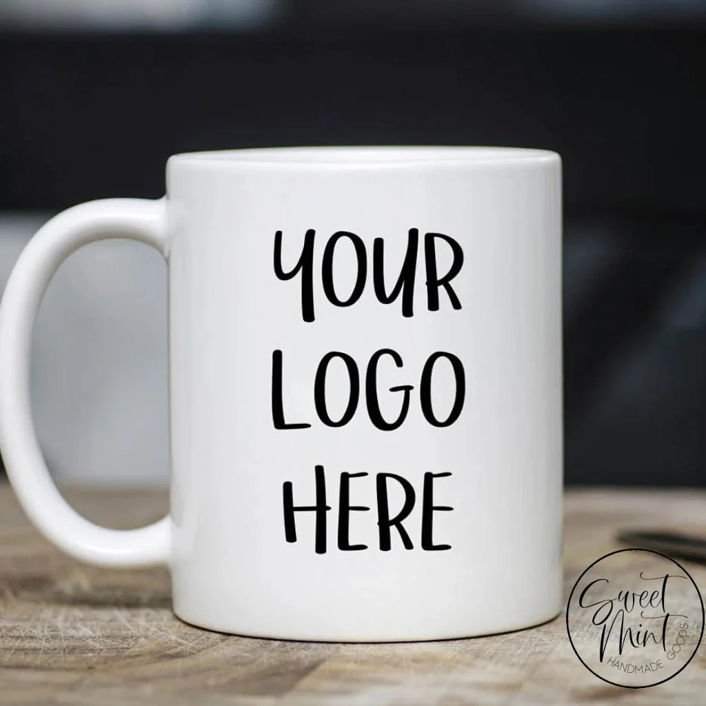 Custom Logo Mug | Sweet Mint Handmade Goods