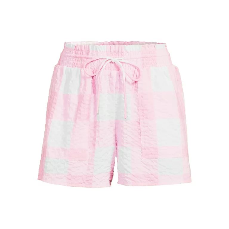 Time and Tru Women's Gingham Shorts | Walmart (US)