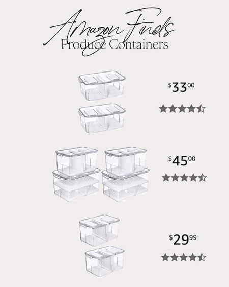 Help keep your produce fresh with these containers!
Amazon finds, produce containers, kitchen organizers

#LTKfit #LTKsalealert #LTKhome