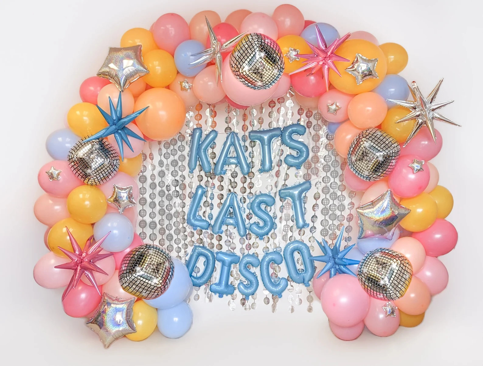 Last Disco Bachelorette Balloon Garland Nashville Bachelorette Balloon Arch Bachelorette Party Gr... | Etsy (Global)