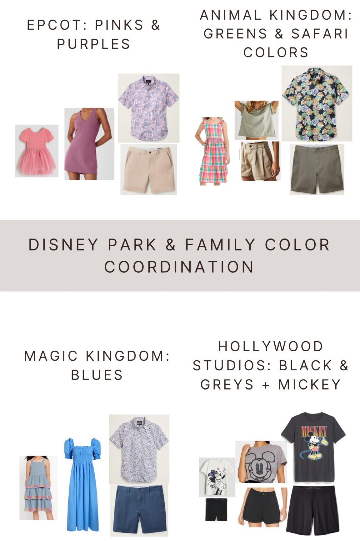 Disney World Park & Family Color Coordination 

#disney #magickingdom #epcot #animalkingdom #hollywoodstudios #matchingoutfits #disneyvacation #disneyworld #disney #waltdisneyworld #wdw #disneyparks #disneygram #disneylife #disneyland #disneymagic #magickingdom #instadisney #disneyig #disneyfan #disneyfamily #disneyinsta #disneylove #epcot #disneytrip #disneyaddict #disneyphotography #disneystyle #disneyphoto #disneytravel #waltdisney #disneyside #orlando #mickeymouse #disneyblogger #disneybound

#LTKfamily #LTKtravel #LTKkids