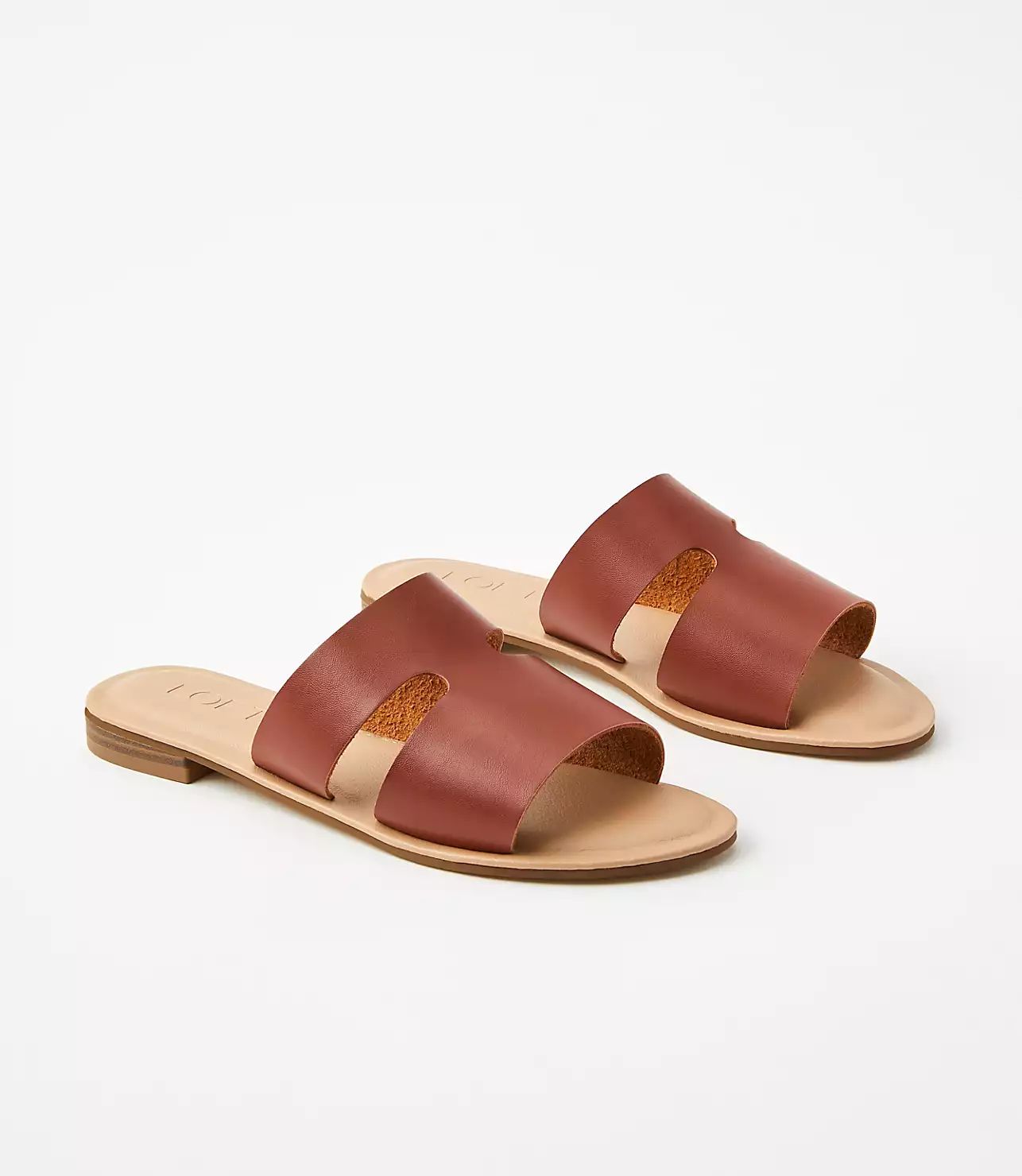 Cutout Slide Sandals | LOFT