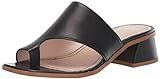 Kenneth Cole New York Women's Wellsi Peep Toe Slide Sandal Sandal, Black, 9 M US | Amazon (US)