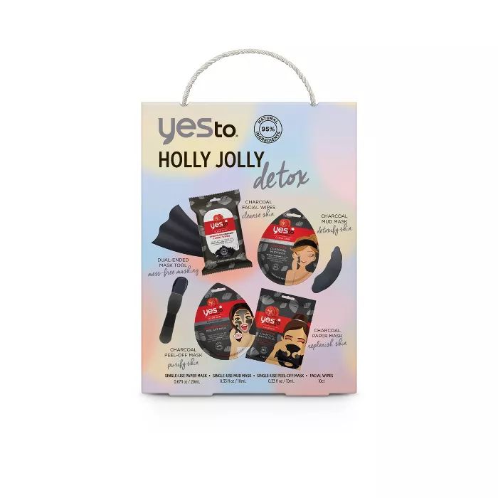 Yes To Holly Jolly Detox Gift Set - 5ct | Target