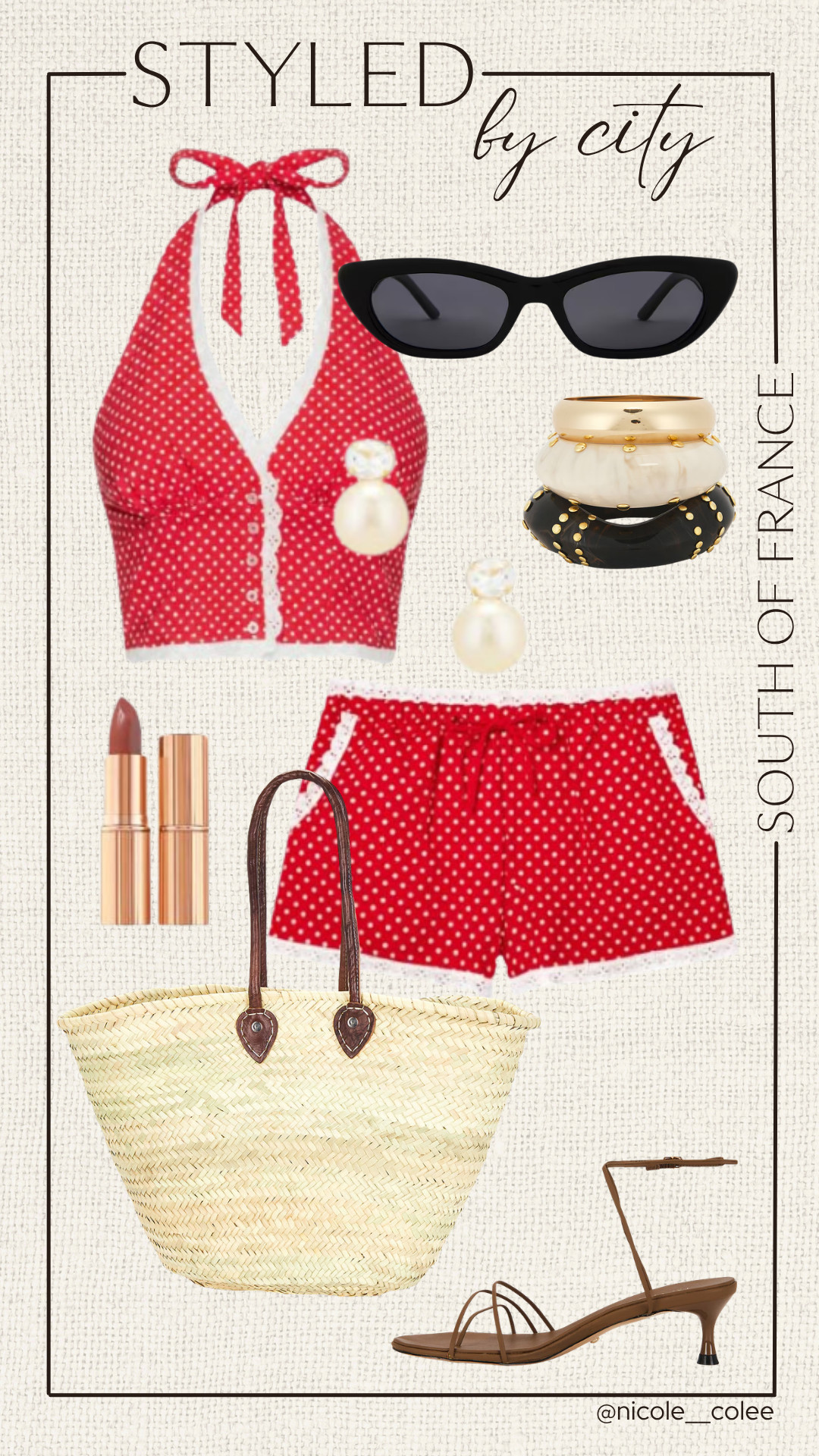 South of France 

Give me a seaside café, oversized sunglasses, woven textures, and a matching set that feels equal parts effortless and chic. This edit is inspired by slow afternoons, fresh rosé, and strolling the coast with nowhere to be.

Shop the entire South of France look in my LTK. ✨🤍

#LTKStyle #SouthOfFranceStyle #CoastalChic #NicoleColeeStyle #LTKFinds 

 #LTKdayinmylife #LTKgrwm #LTKSeasonal