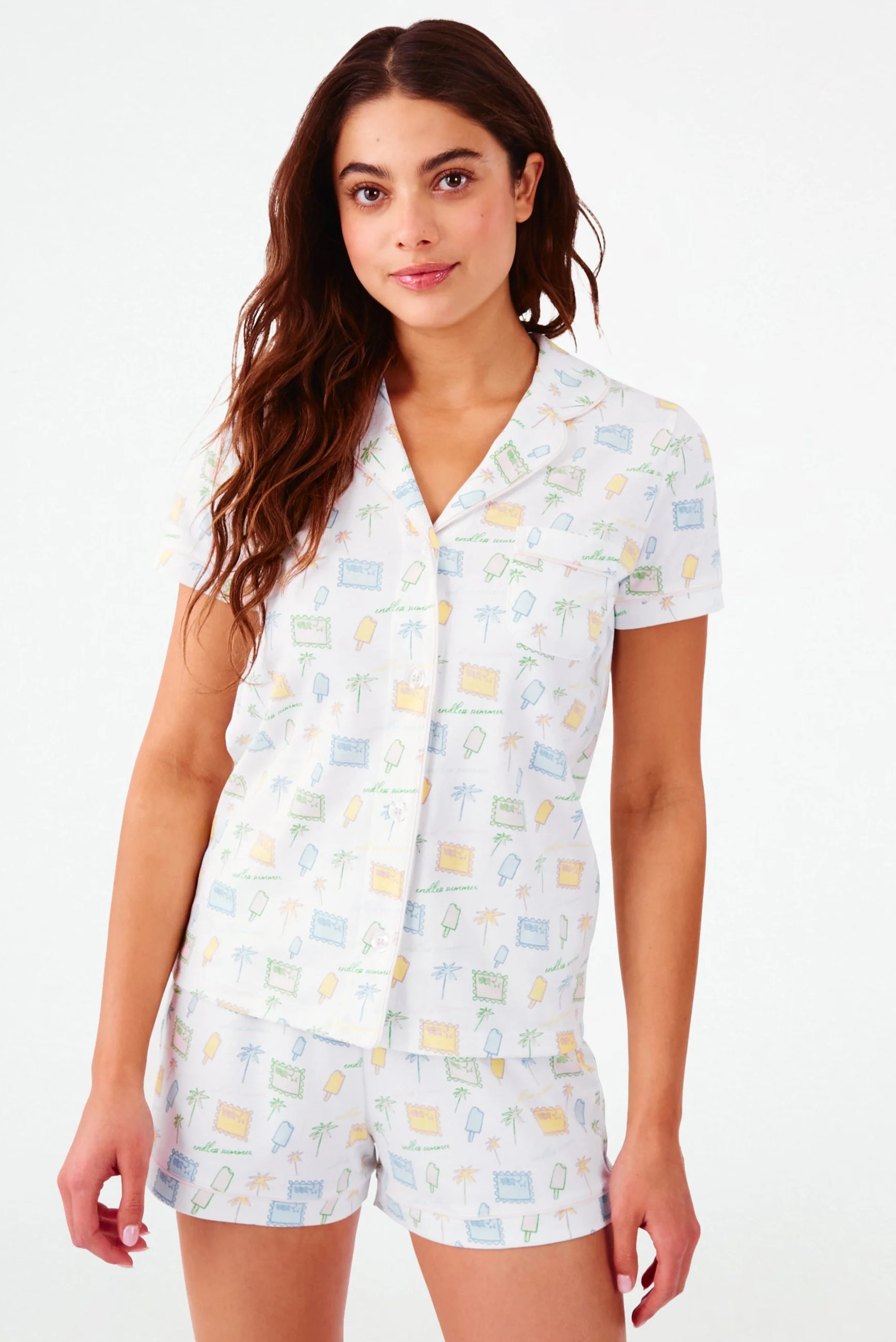 Endless Summer Polo Pajamas | Roller Rabbit | Roller Rabbit