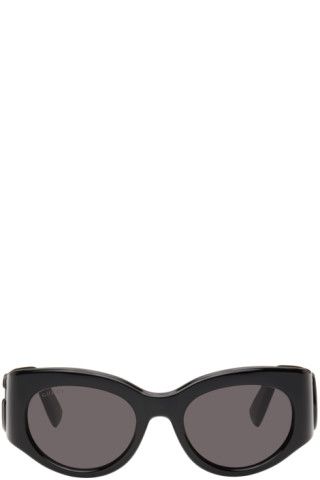 Black Cat-Eye Sunglasses | SSENSE