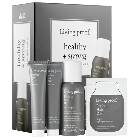 Healthy + Strong Mini Transformation Kit - Living proof | Sephora (US)